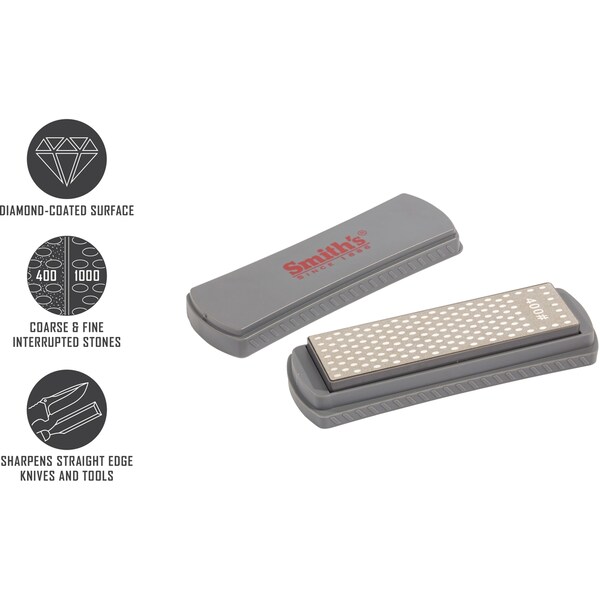 Smiths Consumer Products 2023 Smith'S 6In Dial Grit Fine Diamond Stone 400/1000 - SMI-51312