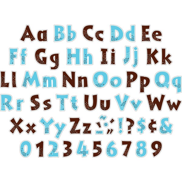 Barker Creek Hot to Dot 4" Letter Pop-Outs, 510/Set - 3633