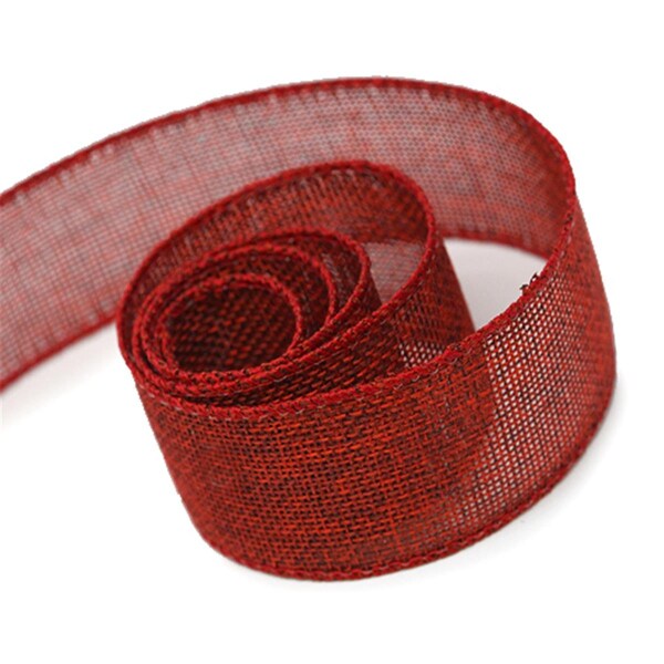 Toys4.0 2.5 in. 10 Yards Burlap Ribbon- Willow - TO3126817