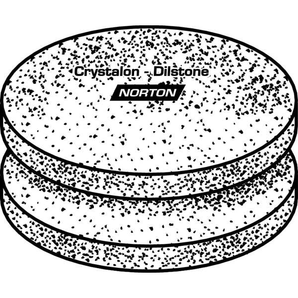 Norton Abrasives Combination Grit Sharpening Stone: Silicon Carbide, Coarse/Fine, 4 in Lg - 61463687570
