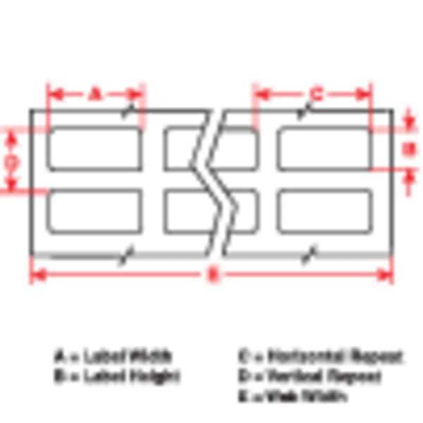 Brady Thermal Transfer Printer Labels, Amber - THT-16-724-2.5