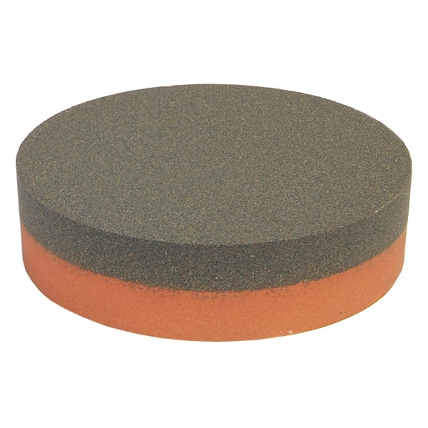Norton Abrasives Combination Grit Benchstone, 4 in W, 1 in L, 1 in H, Aluminum Oxide, Brown, Orange - 61463685545