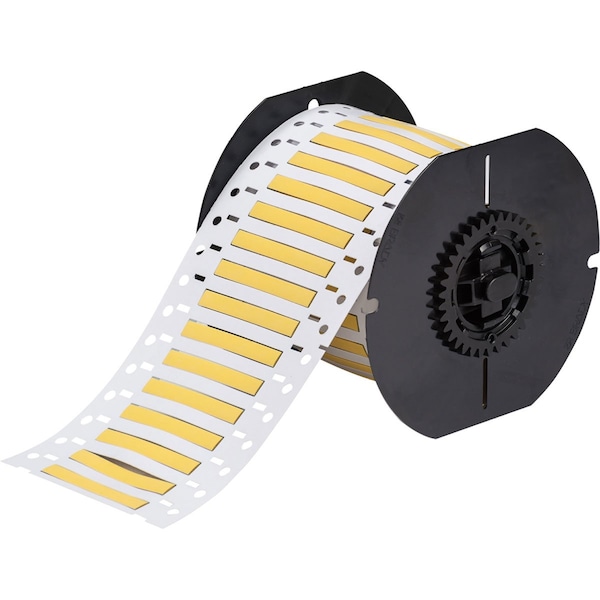Brady B33 Series Low Smoke Zero Halogen PermaSleeve Heat Shrink Tubing, 0.125 in. Dia x 2 in. W, Yellow - B33D-125-2-7641Y