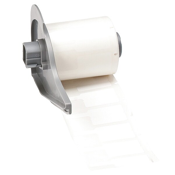 Brady Label, 1 3/16 in W, 25/32 in H, White - M7-1-425-FP
