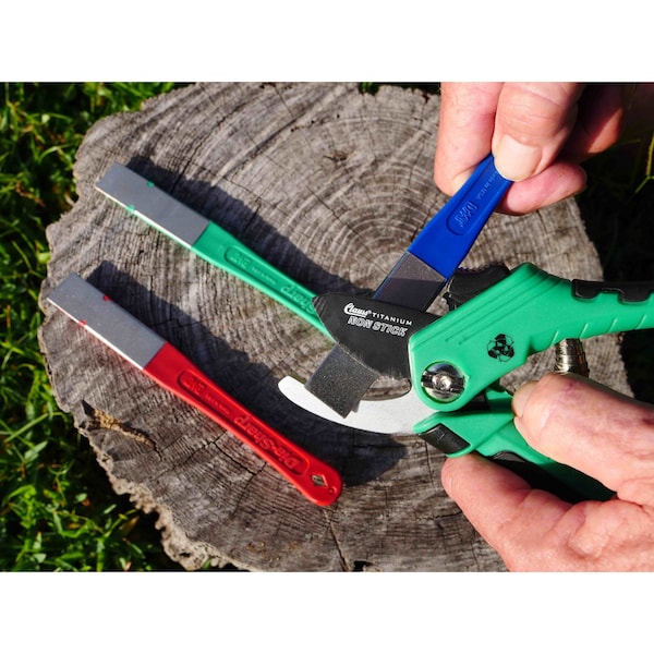 Dmt Hone Set, 7 in W, 3/4 in L, 3/16 in H, Diamond, 9, 25, 45 Grit, Blue/Green/Red - D2K