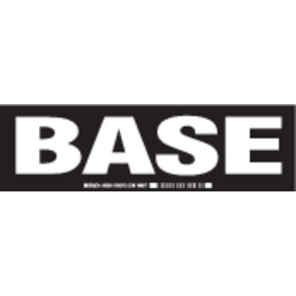 Brady Cabinet Label, 3-1/2 In. H, 12 In. W, 60286 - 60286