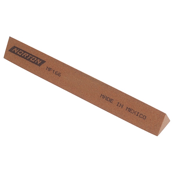 Norton Abrasives Sharpening File, Tri, A/O, Orange/Brn, Med - 61463686280