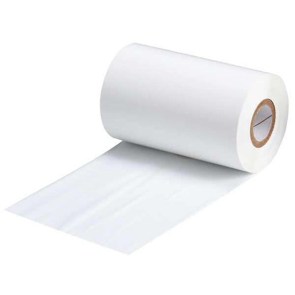 Brady Thermal Transfer Printer Ribbon, 4-21/64" W, 984 ft. L, White - R4407-WT