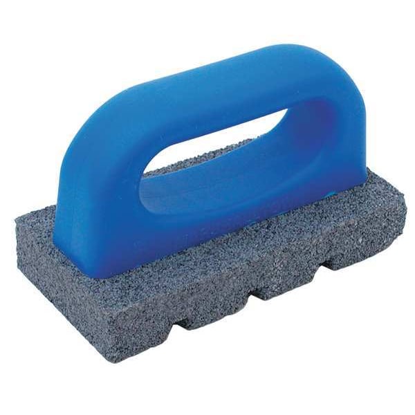 Marshalltown Rub Brick, Gray/Blue, 20 Grit, 6 x 3 x 1 In - 840