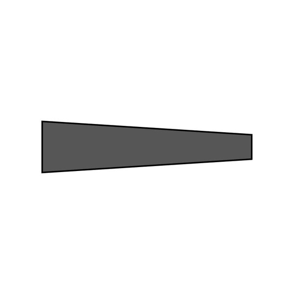 Excel Blades Knife Needle File 5.75 in Cut No 2 Hobbt and Jewelry File - 55604IND