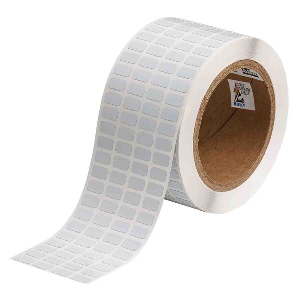 Brady 2 mil Polyimide Circuit Board Labels 0.275 in H x 0.5 in W White 10000/RL - THT-96-728-10
