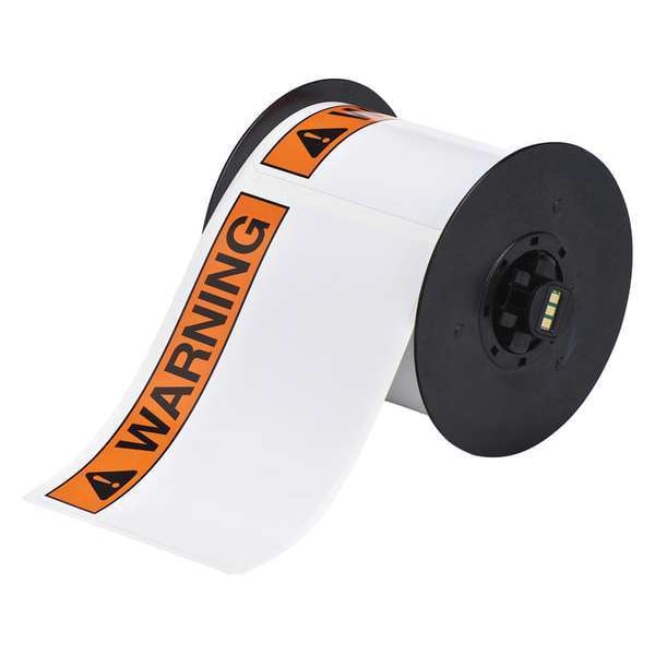 Brady Label, Black/Orange, Labels/Roll: 300 - B30-241-595-ANSIWA