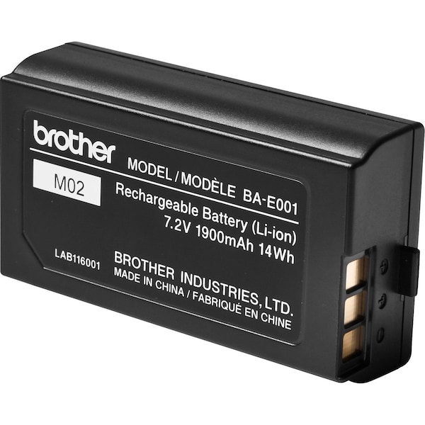 Brother Li-ion Rechargeable Battery Pack, 7.2V - BAE001