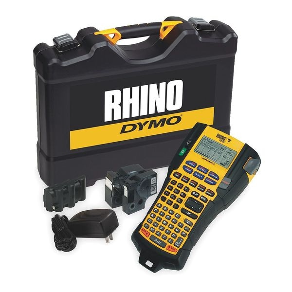 Dymo Portable Label Printer Kit, Rhino, Industrial Label Maker With Carry Case, Single Color - 1756589