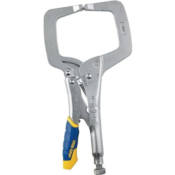 Irwin 19T CClamp, 2500 lb Clamping, 338 in Max Opening Size, 258 in D Throat, Steel Body - IRHT82584/19T