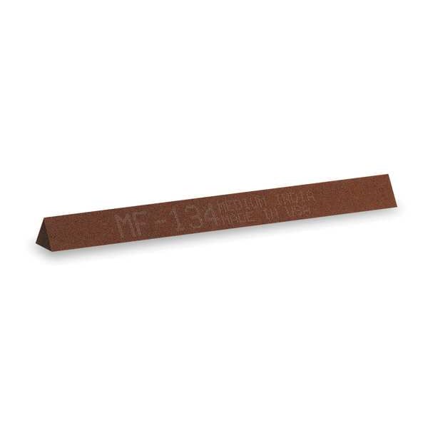 Norton Abrasives Sharpening File, Tri, A/O, Orange/Brn, Med - 61463686250