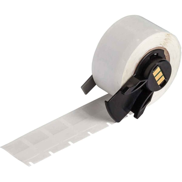 Brady Label, 1/2 in W, Clear; White - M6-11-427