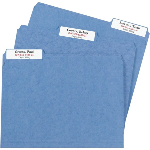 Avery Extra Large Filing Labels, 15/16"x3-7/16", 450/PK, White PK - AVE5027