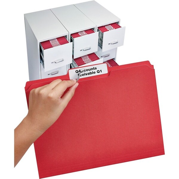 Avery Extra Large Filing Labels, 15/16"x3-7/16", 450/PK, White PK - AVE5027
