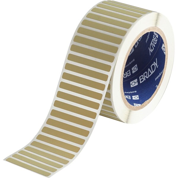 Brady Matte Amber Polyimide Circuit Board Labels 0.25 in H x 2 in W Amber 2500/RL - THT-15-724-2.5