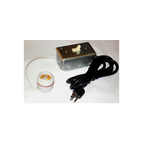 S And H Industries ALC 40338 Economy Cabinet Light Kit, Ceramic/Steel - 40338