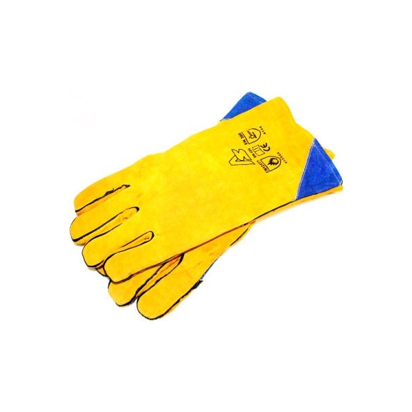 S And H Industries ALC 40023 Premium Blast Gloves, Leather - 40023