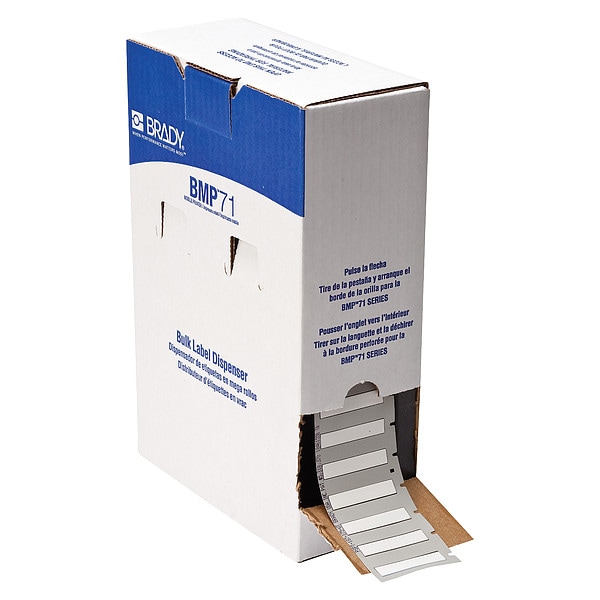 Brady Sleeve, Polyolefin, White, 1 3/4" W - BM7-187-175-7641