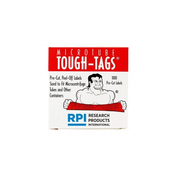 Diversified Biotech Tough-Tags, 1.5-2.0ml, Red, 1000/pk, 1000PK - 247112