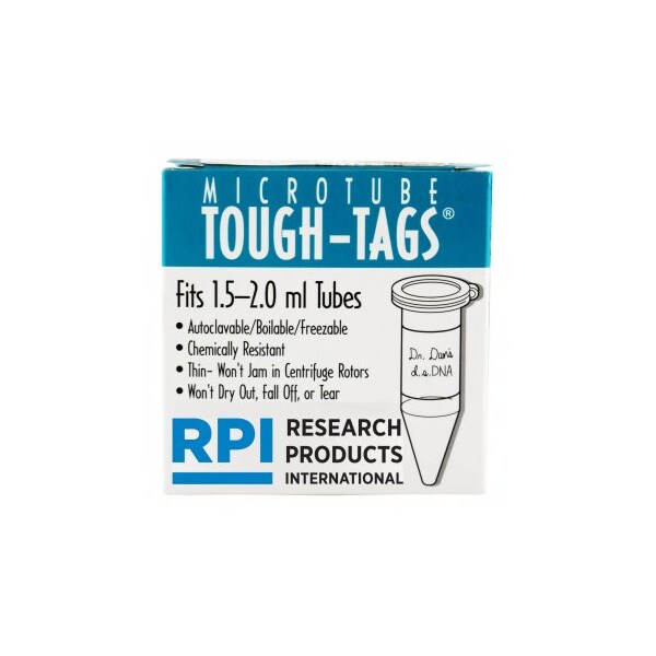 Diversified Biotech Tough-Tags, 1.5-2.0ml, Clear, 1000/pk, 1000PK - 247102