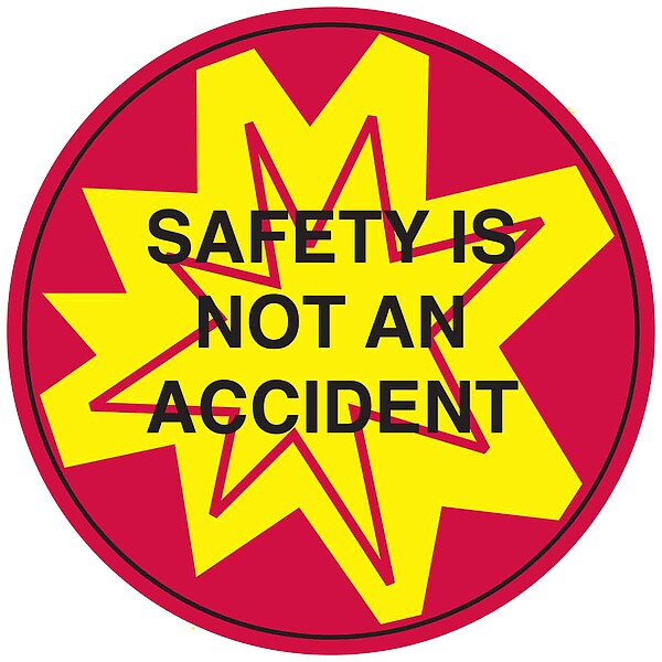 Brady Hard Hat Emblem Labl, 2in. dia., Vinyl, PK4, 42272 - 42272