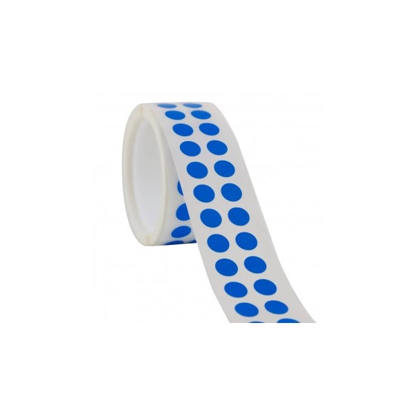 Diversified Biotech Tough-Spots, 3/8" Dia, Blue, 1000/pk, 1000PK - 247106B