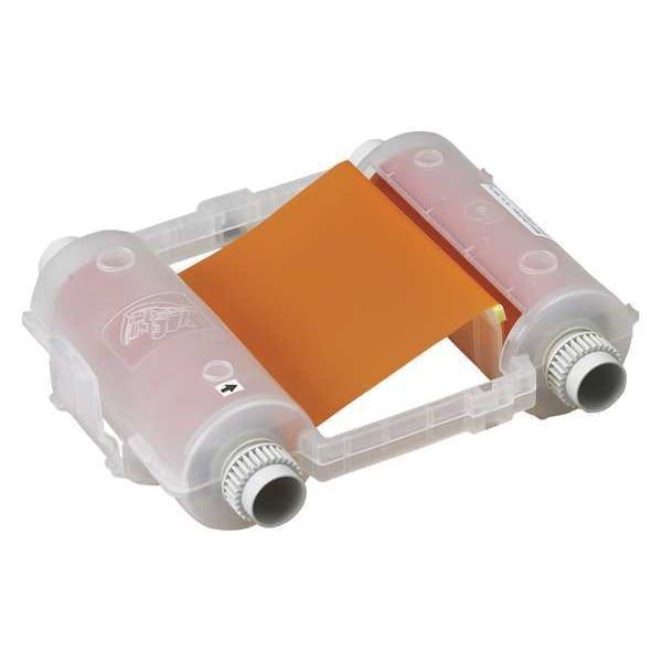 Brady Ribbon Cartridge, 4-1/8" W, 200 ft. L, Orange - 76752