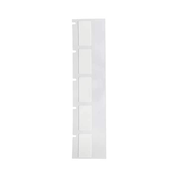 Brady Label Roll, White, Vinyl, 3/4" H, 1/2" W - A62-1-427