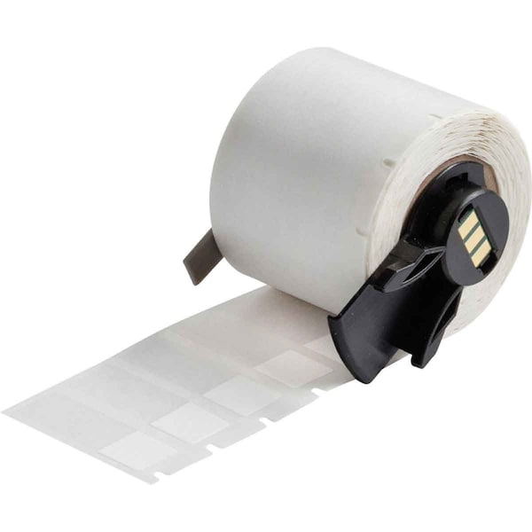 Brady Label, 1/2 in W, Clear; White - M6-29-427