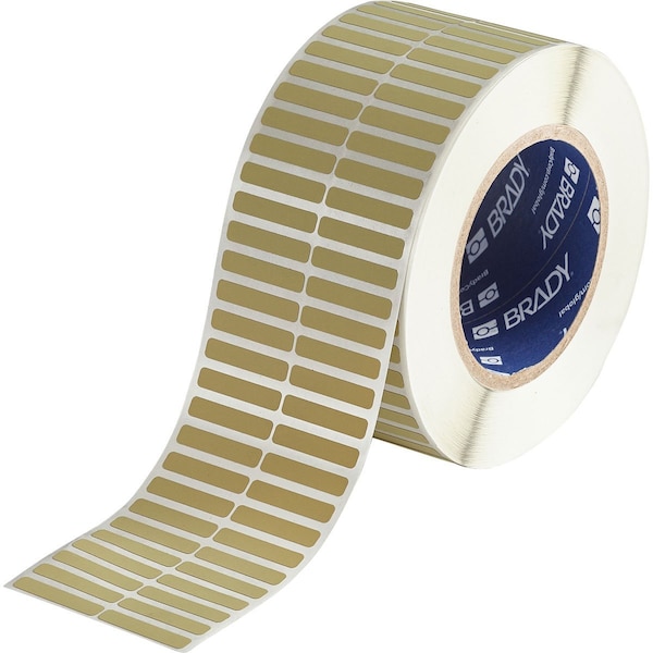 Brady Matte Amber Polyimide Circuit Board Labels 0.25 in H x 1.25 in W Amber 10000/RL - THT-13-724-10