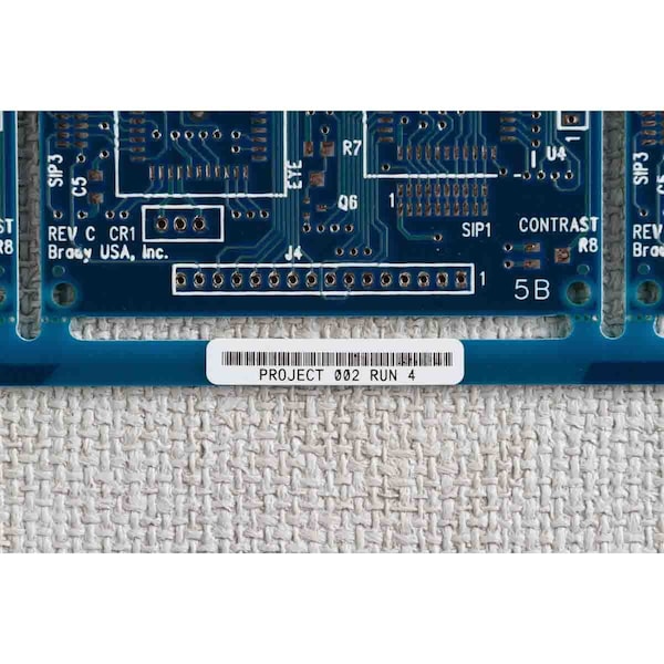 Brady Electrostatic Dissipative 2 mil Polyimide Labels 0.25 x 1.375 10000/RL QTY/Row 1 - THT-44-767-10