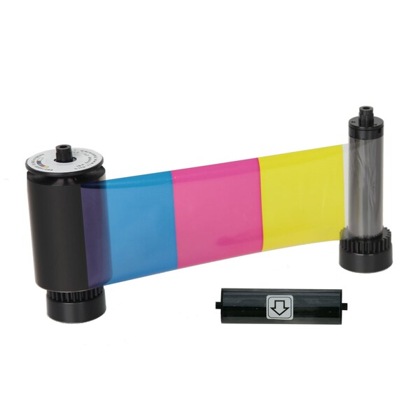 Sicurix SICURIX 38002 Color Ribbon-YMCFKO-UV Panel-Cleaning Roller-200 Prints - 38002