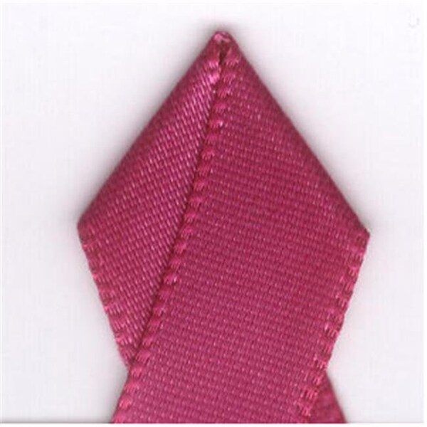 Papilion Papilion R074300090195100Y .38 in. Single-Face Satin Ribbon 100 Yards - Magenta - R074300090195100Y
