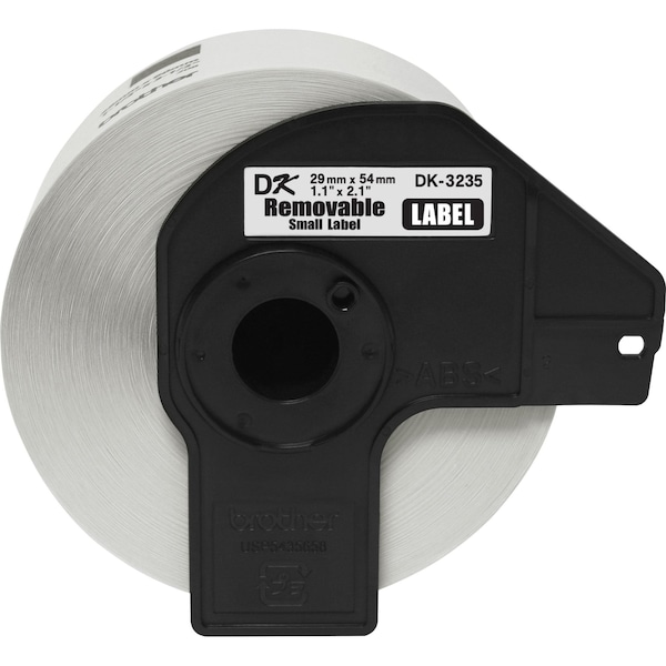 Brother Label Tape Cartridge, White, Labels/Roll: 800 - DK3235