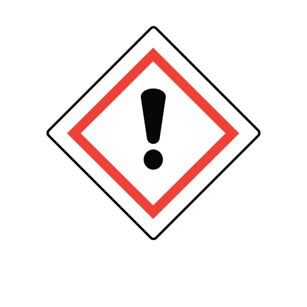 Nevs GHS Pictogram Label - Irritant 7/8" x 7/8" - GHS-11-IR