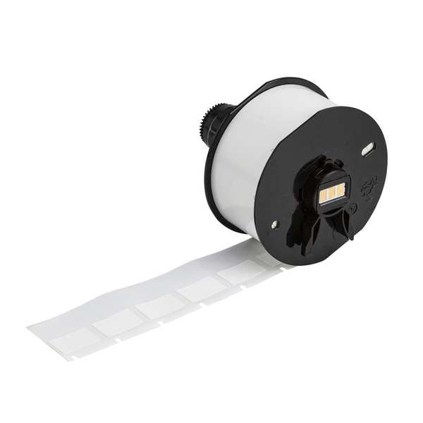 Brady Label Roll, White, Vinyl, 1-1/4" H, 1/2" W - A62-14-427