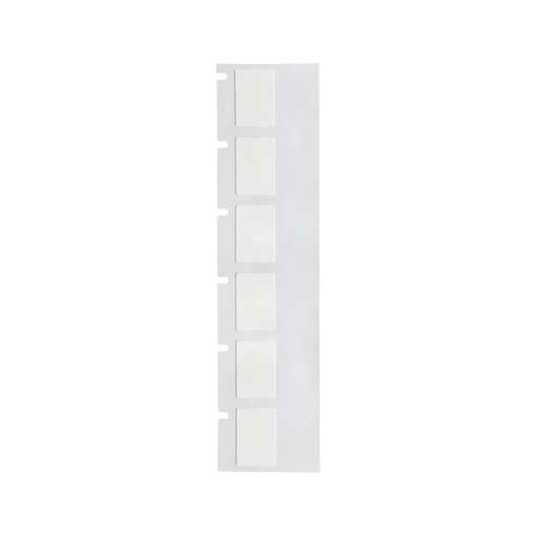 Brady Label Roll, White, Vinyl, 1-1/4" H, 1/2" W - A62-14-427