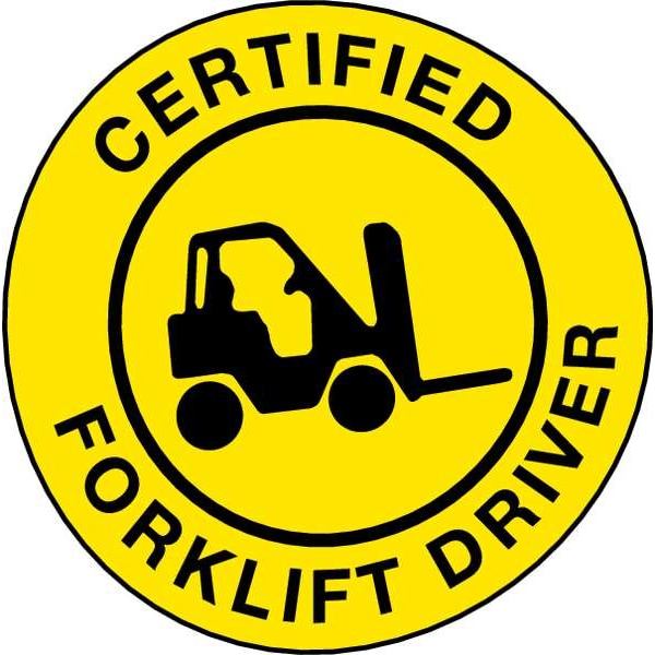 Brady Hard Hat Emblem Label, English, PK4, 42233 - 42233