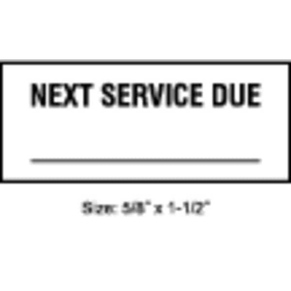 Stranco Inspection Label, ENG, Maintenance, PK350, TC-10703 - TC-10703