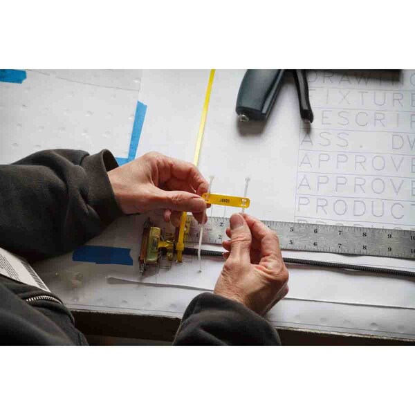 Brady Cable Marking Tags 0.41 in H x 2.2 in W Yellow 250/RL - HSNX-400-2-YL-S