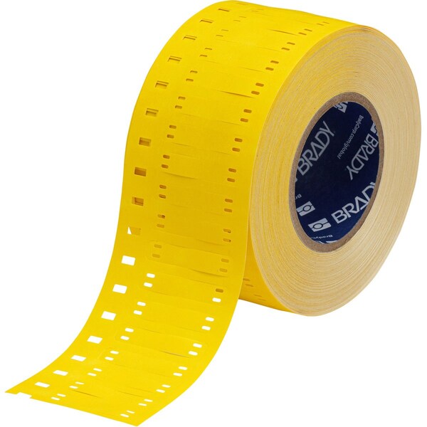 Brady Cable Marking Tags 0.41 in H x 2.2 in W Yellow 250/RL - HSNX-400-2-YL-S