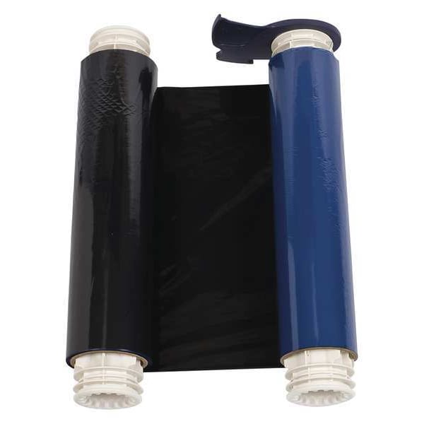 Brady Ribbon Cartridge, 8-3/4" W, 200 ft. L, Black/Blue - 13524