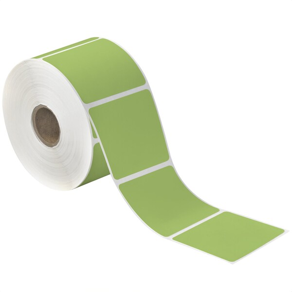 Tape Logic 2 x 3in Green Desktop Thermal Transfer Labels, 24PK - THD212