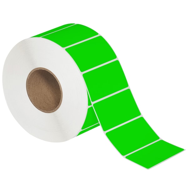 Tape Logic 4 x 2in Fluorescent Green Thermal Transfer Labels, 4PK - THL145GN