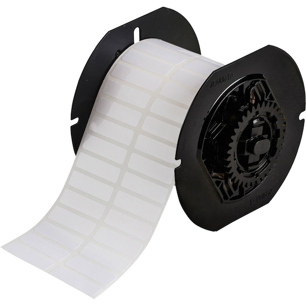 Brady B33 Series Self-Extinguishing Polyester Labels 0.375 in H x 1.5 in W WT 5000/RL - B33-147-443